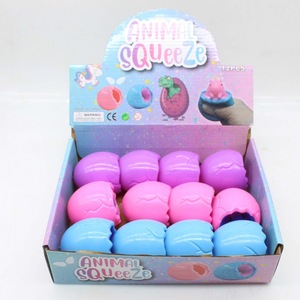 Juguete de unicornio Jincan, taza de huevo de Pascua, juguete antiestrés de TPR, bola blanda para aliviar el estrés y la descompresión - Product Image 5