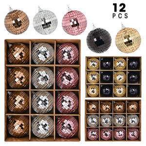 Boules disco en gros, ornements miroir de Noël durables et de bonne qualité, boules disco miroir écologiques pour fêtes, vente chaude - Product Image 5