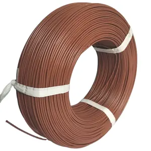 ขายร้อนรายการไฟฟ้า UL1332สายไฟฟ้าหลายสาระแกนเดียวสายลวดทองแดง24AWG ฉนวนความร้อน300V Fep 3F