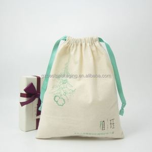 ECO-friendly Cotton <b>Drawstring</b> <b>Bags</b> Recyclable Dust <b>Bags</b> Gifts Jewelry Packaging Pouch - Product Image 1