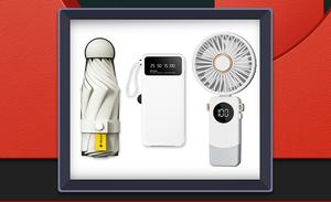 Souvenirs de mariage d'été spéciaux <span class=keywords><strong>Promo</strong></span> Cadeau Tasse <span class=keywords><strong>Capsule</strong></span> Parapluie Ventilateur Pliable Cadeau Ensemble pour les invités - Product Image 4