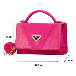 Bolso Bandolera para Mujer Fana Linda Lourdes Buganvilia Accesorio Elegante para Reventa - Product Image 4