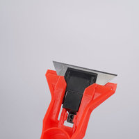 Grattoir de nettoyage en plastique réglable, décapant d'adhésif pour verre et carrelage, outils de nettoyage post-travaux domestiques, outils de quincaillerie
