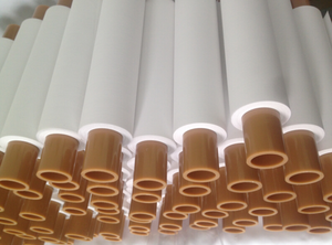 15*888mm weißes Polier gewebe Beflock ter Stapel Aluminiumoxid-Schleif walze für das Polieren von Leiterplatten/LCD-Platten - Product Image 5