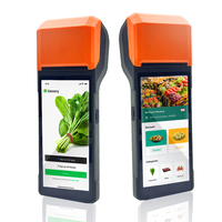 Handheld Mini Pos System 5.5 Inch 6 Inch 4g Android 13 14 Smart Pos Mobile Softpos Pos Mobile Handheld Bus Tracking 58mm Printer