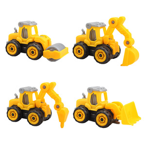 Plastic Construction Vehicle Toys For Kids Birthday Party Decoration 2-4 Years Easy Assemble Props - Product Image 5