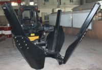 RSBM vendita calda Skid Steer albero idraulico vanga albero trapiantatrice macchina per caricatore