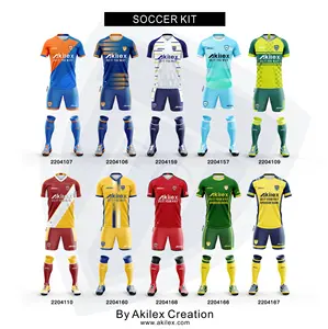 Akilex individuelles Fußballtrikot Komplettsets hochwertiges Fußballtrikot Fußballtrikot individuelles Set