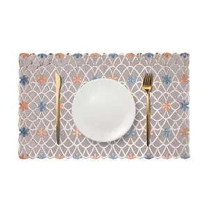 Wholesale New Pattern Place Mat PVC Lace Desk Place Mats