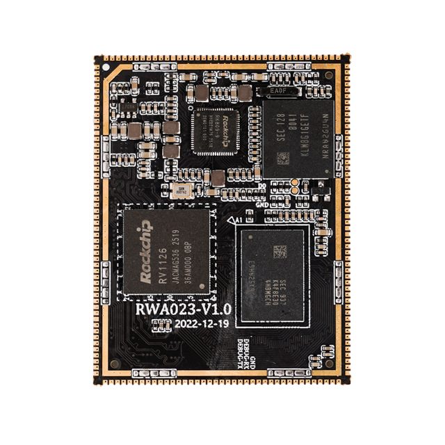 Runwelltek RWA023 Open SDK Rockchip RV1126B-P AI SoM Board 3Tops NPU 1GB RAM 8GB ROM Face Recognition AI Camera Linux Industrial