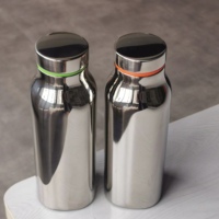 Soniu-Termo de plástico ecológico, termo de acero inoxidable térmico de doble pared, termo aislante, botella de agua