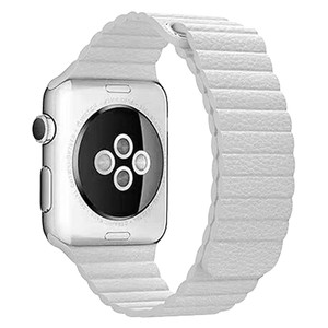 苹果表带38毫米42毫米45毫米真皮环IWatch系列7 6 SE 5 4 <span class=keywords><strong>3</strong></span>可调磁带41毫米40毫米44毫米 - Product Image 4