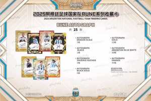 Producto Oficial Original, Tarjetas Coleccionables de Fútbol de la Serie RUNE del Equipo Nacional de Fútbol de <span class=keywords><strong>Argentina</strong></span> 2025 - Product Image 3