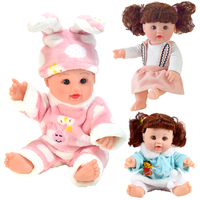 TUSALMO Poupée Bébé Africaine Réaliste Blanche Personnalisable avec Vêtements Interchangeables, Jouet Doux Éducatif en Plastique PVC pour Enfants