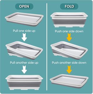 Bassin de lavage pliable de haute qualité bassin de lavage de voyage épaissi Portable pliant pour <span class=keywords><strong>caravane</strong></span> - Product Image 6