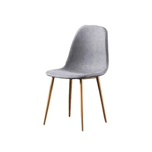 Semplice Nordic light di lusso schienale <span class=keywords><strong>casa</strong></span> sedia da pranzo sedia di ferro <span class=keywords><strong>arte</strong></span> la trattativa per il tempo libero sedia - Product Image 1