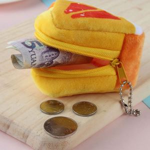 Cartoon <b>Mini</b> Plush Coin Purse Cute Stuffed Cat Fur Circle Wallet Key Pendant Girl Embroidered Bag Kids Gift - Product Image 4