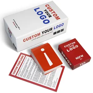 Jogo de tabuleiro engraçado amigos da família, venda superior, qualidade atacado, impressão, bebida, cartas, jogo de cartas personalizado