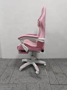 <span class=keywords><strong>Silla</strong></span> de juego <span class=keywords><strong>rosa</strong></span> con marco blanco con reposapiés Patrón de gato lindo Sillas gratuitas personalizadas <span class=keywords><strong>Silla</strong></span> de carreras de computadora para jugadores para niñas <span class=keywords><strong>y</strong></span> mujeres - Product Image 3