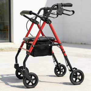 HanBangJiaYe Carbon Steel Walker Elderly <strong>People</strong> Rehabilitation Therapy Comfortable Convenient Height Adjustable Light Weight One - Product Image 2