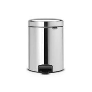 Cestino per Rifiuti Newicon 5 L in Acciaio Inox con Pedale per Cucina e Bagno - Product Image 1