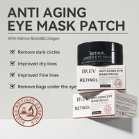Patchs pour les yeux anti-âge au rétinol et au bio-collagène, marque privée, réduisent les rides et les poches, éliminent les cernes, pour les yeux gonflés, 84g/60pcs