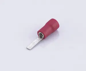 Insulated pvc copper electrical blue blade crimp terminal connector insulated terminal