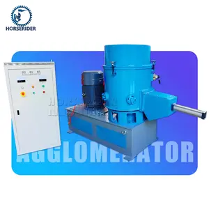 New design good price 80kg 100L 30kw PET fiber melter plastic nylon granulation machine agglomerator machine