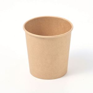 Bol à salade jetable en papier kraft écologique avec couvercle, compatible micro-ondes, pour camping, biodégradable, conteneur alimentaire pour riz, vente en gros de Shandong, Chine - Product Image 3