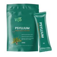 Vigo Prix en vrac Psyllium Husk 500g 99% Naturel Psyllium Husk Seed Extract Powder Psyllium Seed Husk Powder 85% Food Grade Bulk