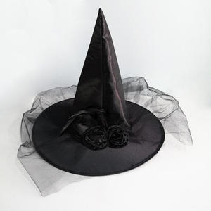 Sombrero <span class=keywords><strong>de</strong></span> <span class=keywords><strong>bruja</strong></span> <span class=keywords><strong>de</strong></span> Halloween, sombrero <span class=keywords><strong>de</strong></span> mago, accesorios para el cabello para fiestas <span class=keywords><strong>de</strong></span> Cosplay, disfraces <span class=keywords><strong>de</strong></span> personajes - Product Image 1