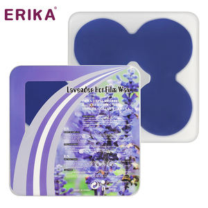 Blocs de <span class=keywords><strong>cire</strong></span> dure infusés à la lavande 500g personnalisables OEM avec plateau de rangement en plastique pour l'épilation professionnelle - Product Image 3