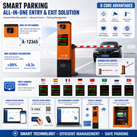 Terminal d'entrée automatique pour parking intelligent avec reconnaissance de plaque d'immatriculation, système de stationnement automatique
