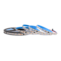 LED SMD5050 24V RGBCW RGBWW 3000-6500K 60 LED/m 5 en 1, adressable SPI, utilisée pour les projets d'éclairage intérieur et extérieur.