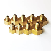 1/8 "1/4" 3/8 "1/2" 3/4 "NPT BSP femelle mâle 1/8 3/16 1/4 5/16 3/8 1/2 pouces-SAE Flare Tube laiton raccord de tuyau climatiseur