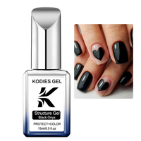 KODIES-Vernis à Ongles en Gel avec Logo Personnalisé, Haute Consistance, Vente en Gros, Manucure, Source de Lampe LED, Base en Caoutchouc, Structure, Ongles