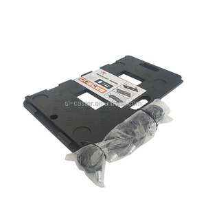 Chariot en plastique durable <span class=keywords><strong>de</strong></span> 100kg Chariot à main <span class=keywords><strong>de</strong></span> <span class=keywords><strong>transport</strong></span> <span class=keywords><strong>de</strong></span> <span class=keywords><strong>meubles</strong></span> robuste pour utilisation d'outils industriels Assemblage facile - Product Image 2