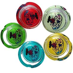 Cenicero de Vidrio en Oferta, Cenicero Coleccionable con Decoración Tribal, Ceniceros de Cristal para Cigarrillos, para el Hogar, Hotel, Bar, Boda - Product Image 1