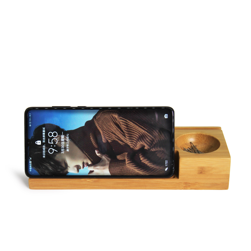 Деревянный Настольный Органайзер из бамбука