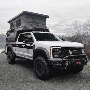 Tente de toit légère en <span class=keywords><strong>aluminium</strong></span> pour pick-up 4x4, mini-caravane, camping tout-terrain, Ute Camper, remorques de voyage - Product Image 2