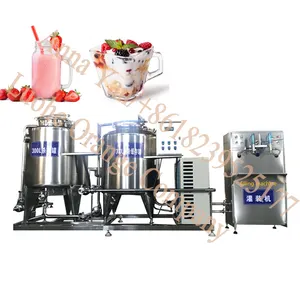 304 Stainless steel 500L/1000L milk plant machinery milk process machines dairy production line