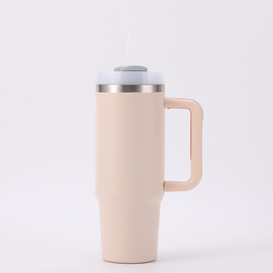 Borraccia Termica da 40oz con Manico e Cannuccia a Chiusura Ermetica, Resistente alle Perdite, Mantiene la Temperatura per 6-12 Ore, Ideale per Ufficio e Auto - Product Image 1