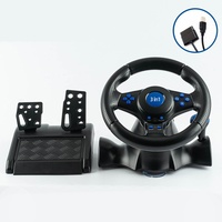 Volant de jeu de course, contrôleur de jeu, volant de course, joystick pour Switch, Xbx PlayS4 P2 P3 PC, joystick multiplateforme pour la course
