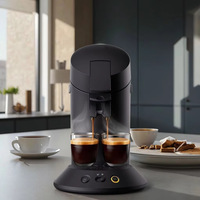 Appareil ménager électrique pour machine à expresso French Lovers pour diverses marques de capsules pouvant faire un double café en même temps