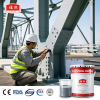 Peinture de construction époxy riche en zinc résistante à l'eau de mer, excellente adhérence pour la prévention de la rouille des murs intérieurs