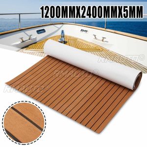 1200mmx2400mmx5mm Self Adhesive <b>EVA</b> <b>Foam</b> Faux Teak Decking Boat <b>Sheet</b> Boat Accessories Yacht Synthetic Teak Decking Floor Mat - Product Image 1