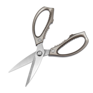 <b>Kitchen</b> Scissors Stainless Steel Straight Head Multi Purpose For Food Preparation Home Use Champagne Gold - Product Image 2