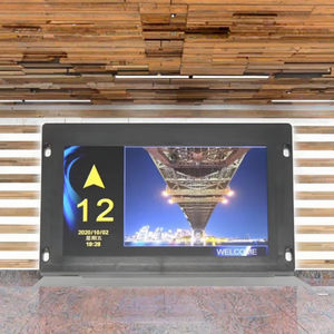 JKL HCB-T7 ป้ายแสดงผลลิฟต์ดีไซน์ร่วมสมัยขนาด 7 นิ้ว สำหรับโรงแรม ทำจากโลหะ พร้อมฟังก์ชั่นโฆษณา รับประกัน 1 ปี - Product Image 3