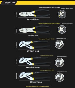 Jeu de pinces spéciales en acier au carbone à double articulation - Forgées à chaud, chromées trivalentes, pour le sertissage, le bricolage, le travail du bois et la <span class=keywords><strong>carrosserie</strong></span> - Product Image 6