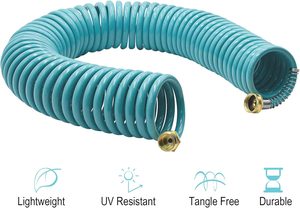 Tuyau d'arrosage de jardin en <span class=keywords><strong>EVA</strong></span> durable, anti-emmêlement, haute pression, flexible et léger, 50/100 pieds, tuyau d'arrosage en <span class=keywords><strong>EVA</strong></span> enroulable - Product Image 4